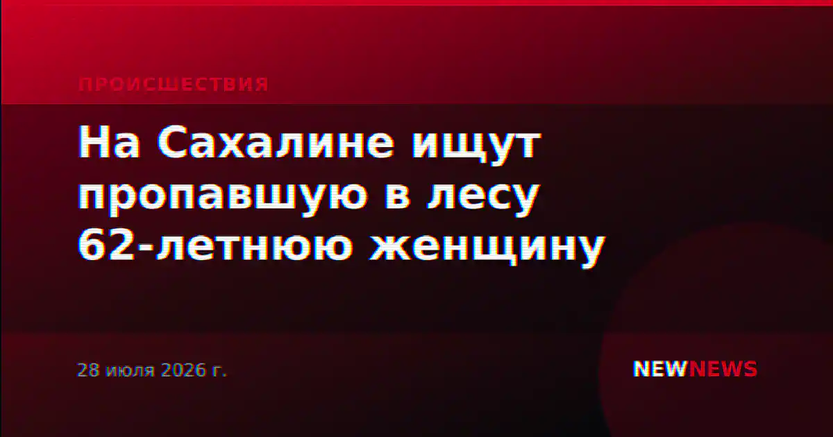 На Сахалине ищут пропавшую в лесу 62-летнюю женщину