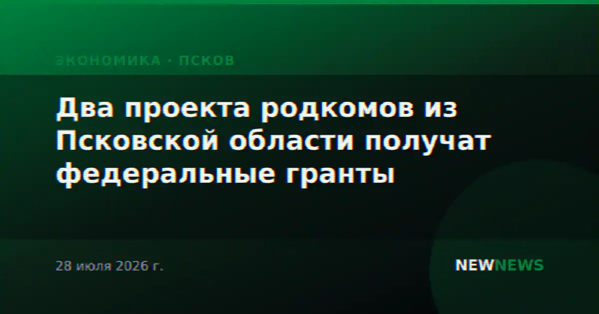 Два проекта родкомов из Псковской области получат федеральные гранты