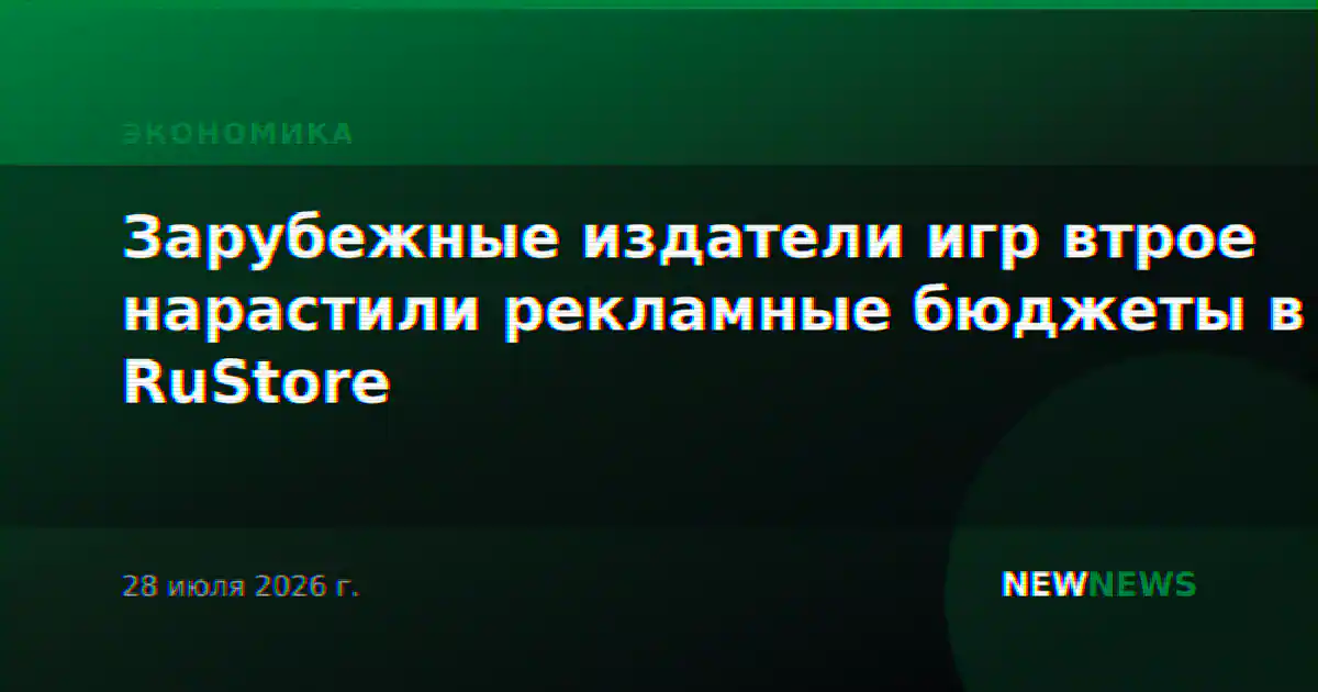 Зарубежные издатели игр втрое нарастили рекламные бюджеты в RuStore