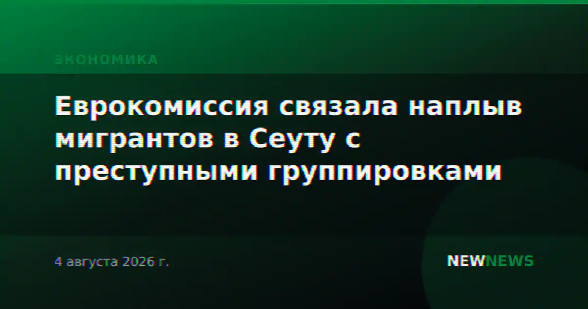 Еврокомиссия связала наплыв мигрантов в Сеуту с преступными группировками