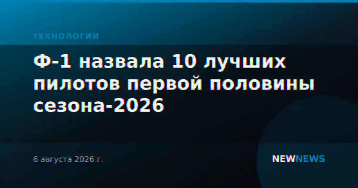 Ф-1 назвала 10 лучших пилотов первой половины сезона-2026