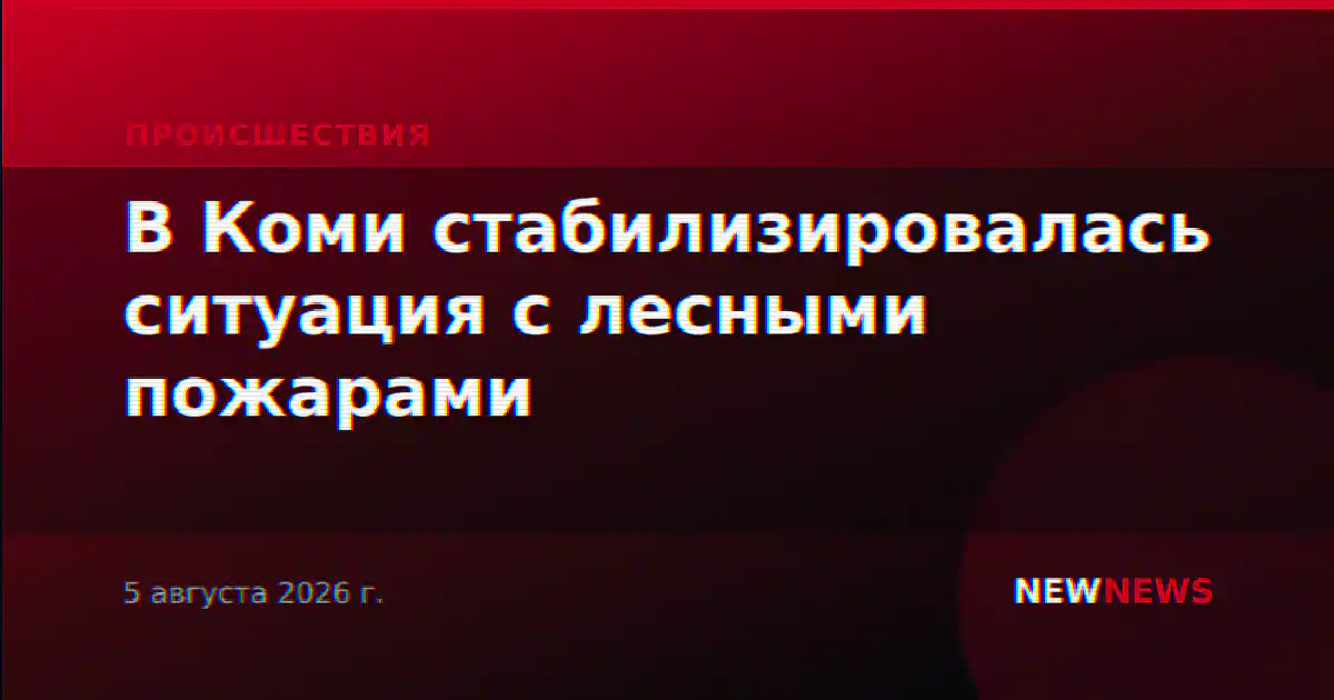 В Коми стабилизировалась ситуация с лесными пожарами
