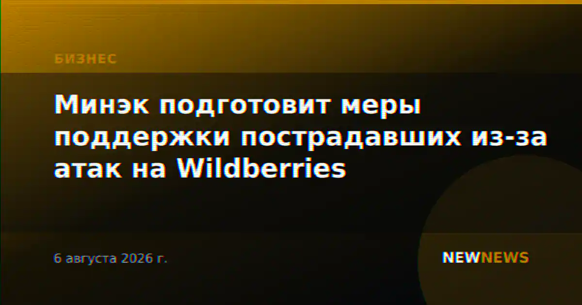 Минэк подготовит меры поддержки пострадавших из-за атак на Wildberries
