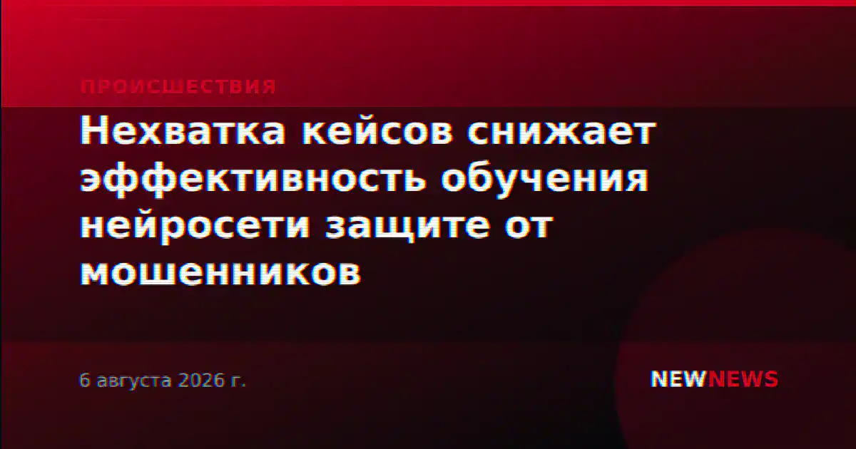 Нехватка кейсов снижает эффективность обучения нейросети защите от мошенников