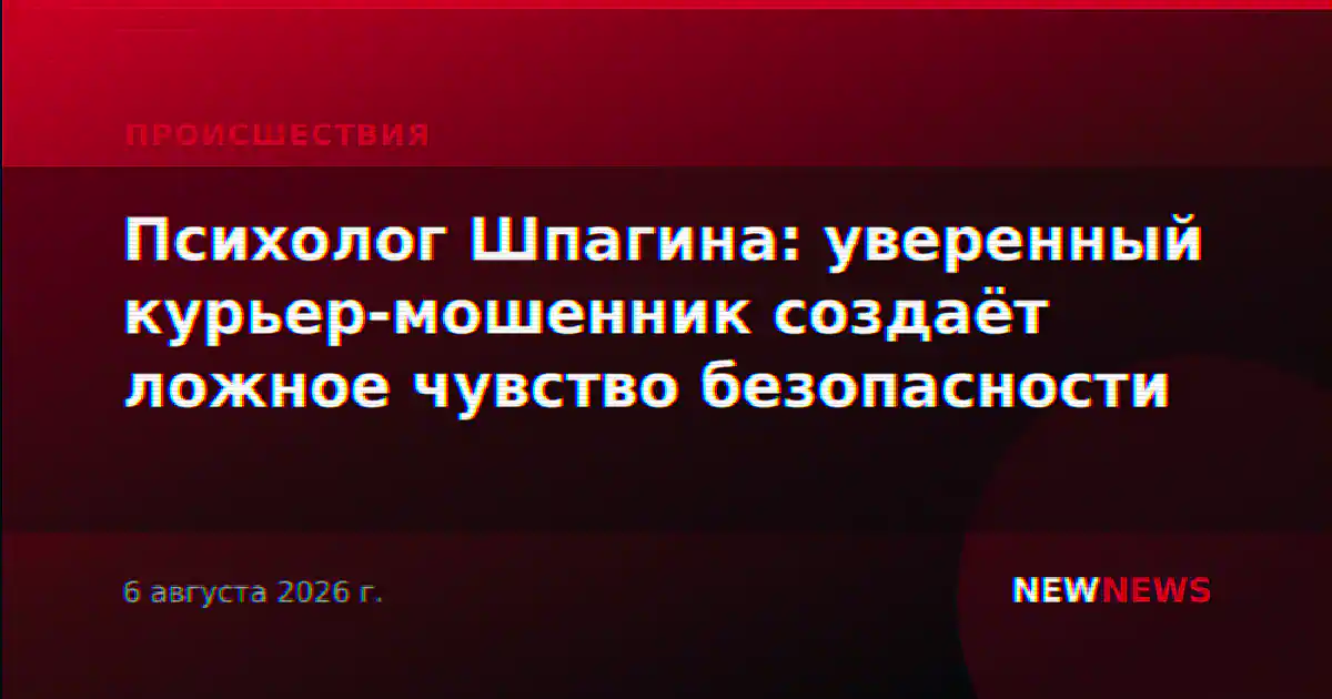 Психолог Шпагина: уверенный курьер-мошенник создаёт ложное чувство безопасности
