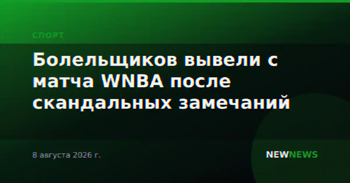 Болельщиков вывели с матча WNBA после скандальных замечаний