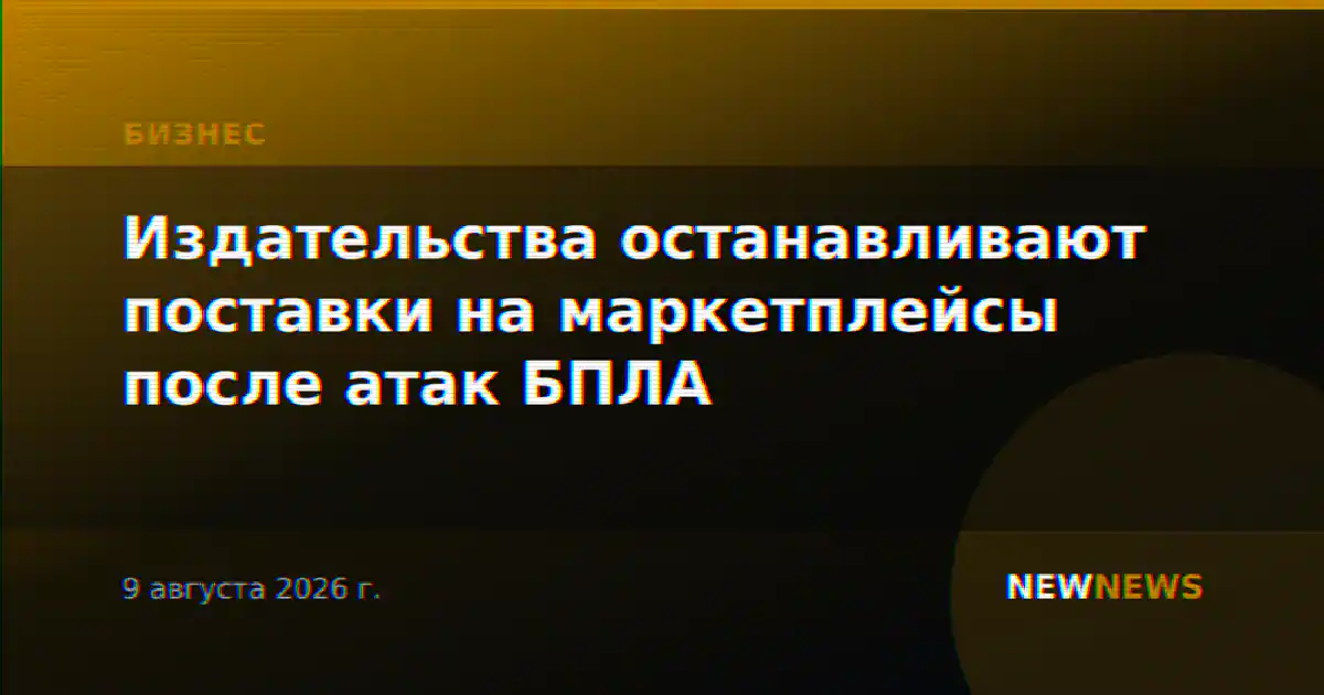 Издательства останавливают поставки на маркетплейсы после атак БПЛА