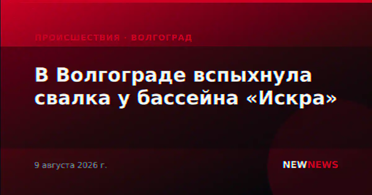 В Волгограде вспыхнула свалка у бассейна «Искра»