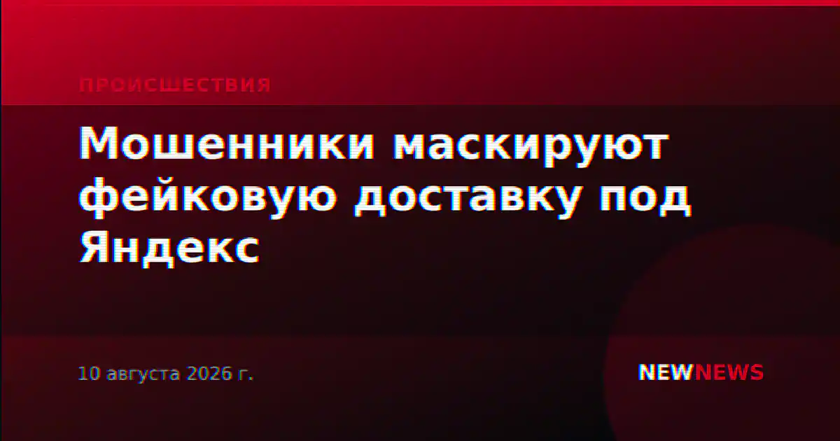 Мошенники маскируют фейковую доставку под Яндекс