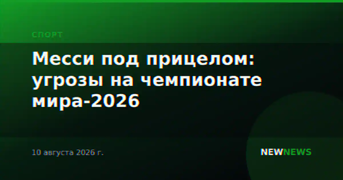 Месси под прицелом: угрозы на чемпионате мира-2026