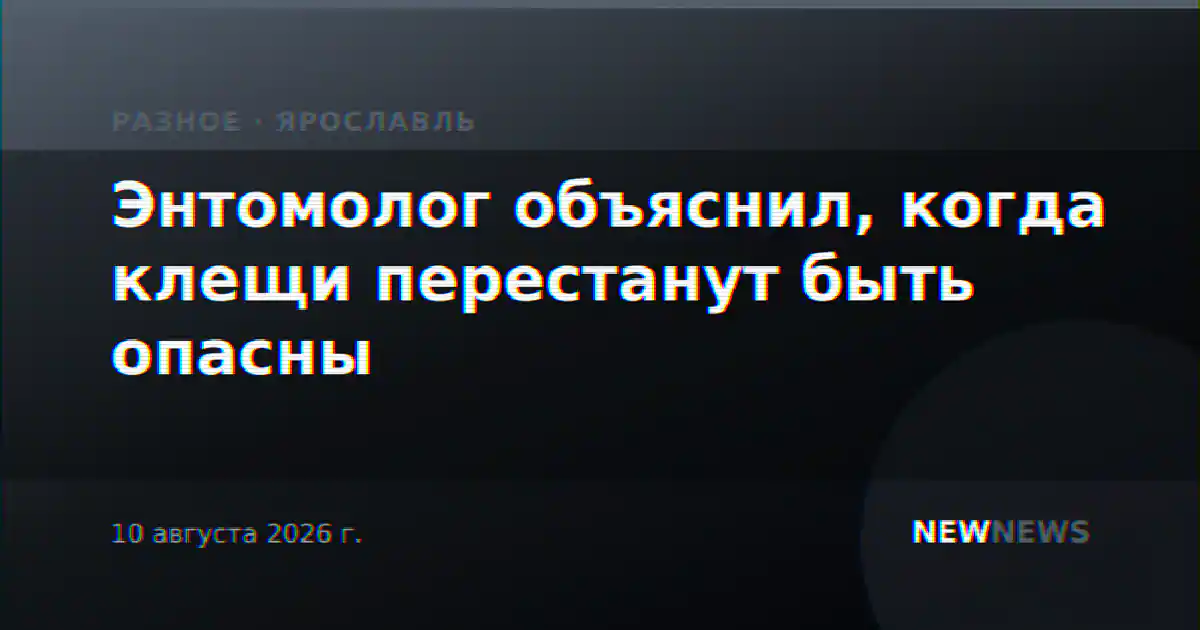 Энтомолог объяснил, когда клещи перестанут быть опасны