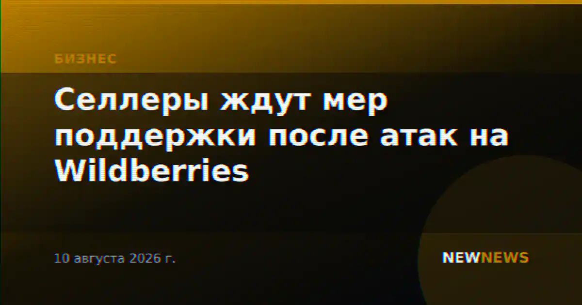Селлеры ждут мер поддержки после атак на Wildberries