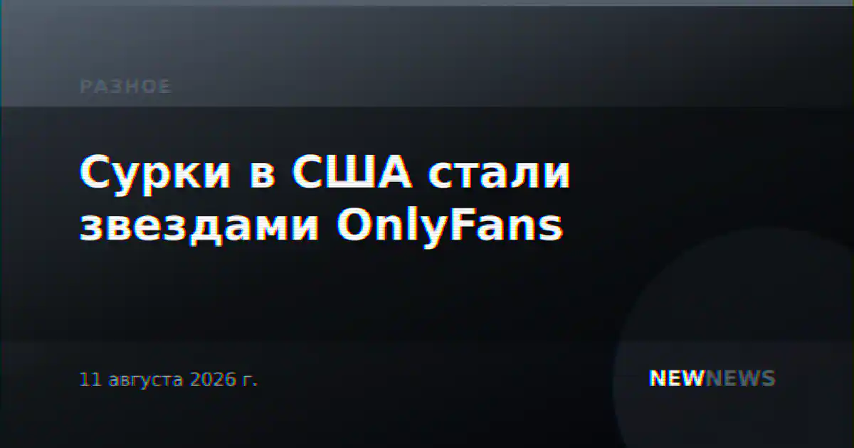 Сурки в США стали звездами OnlyFans