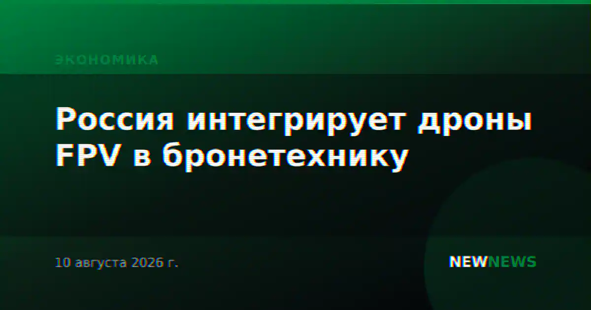 Россия интегрирует дроны FPV в бронетехнику