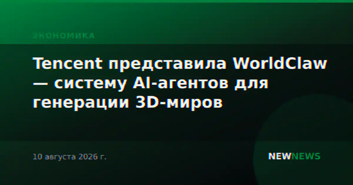Tencent представила WorldClaw — систему AI-агентов для генерации 3D-миров