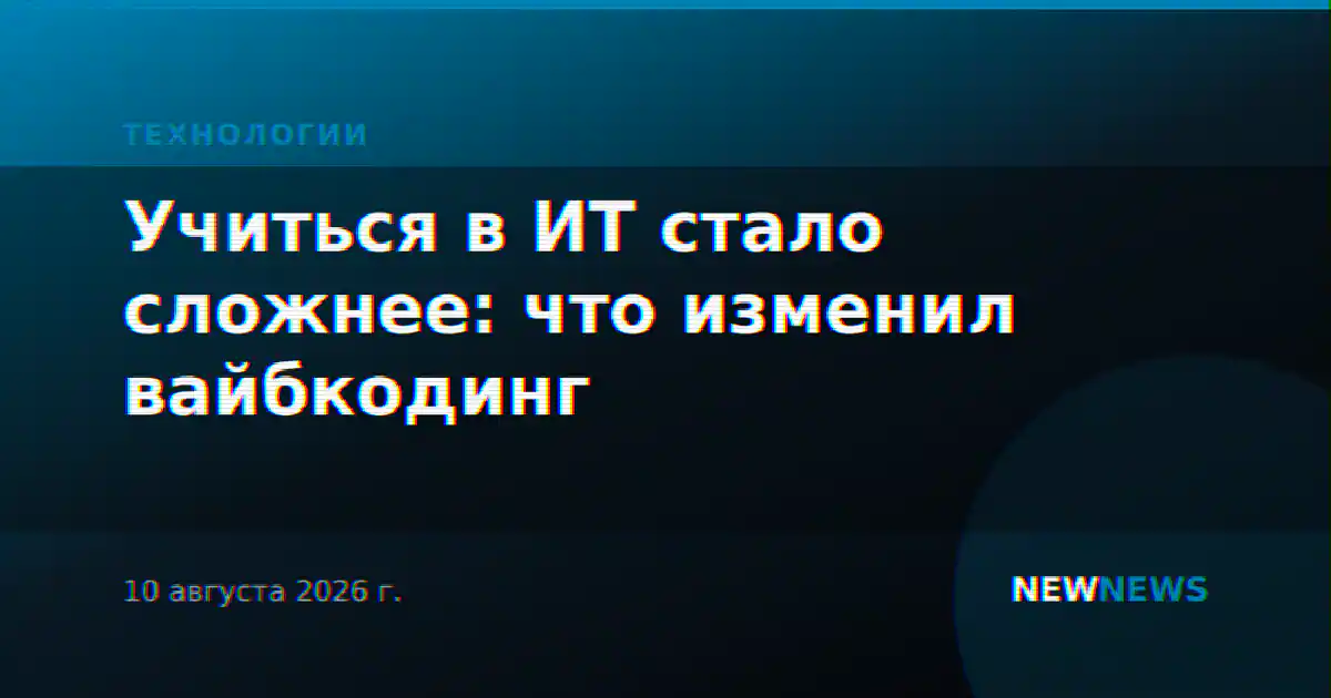 Учиться в ИТ стало сложнее: что изменил вайбкодинг