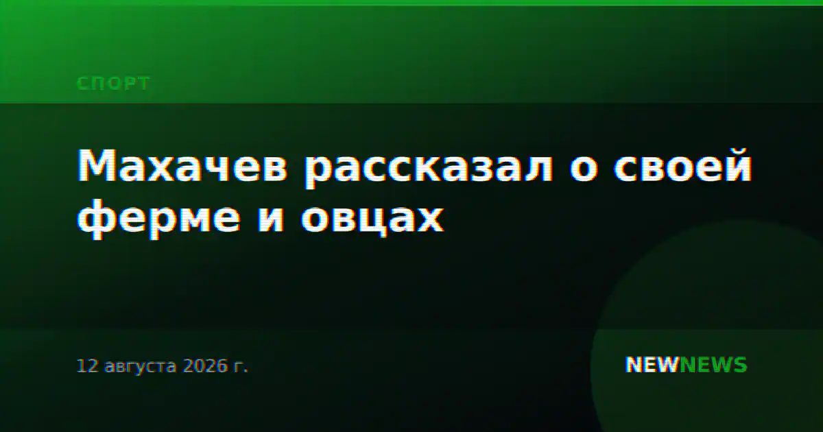 Махачев рассказал о своей ферме и овцах