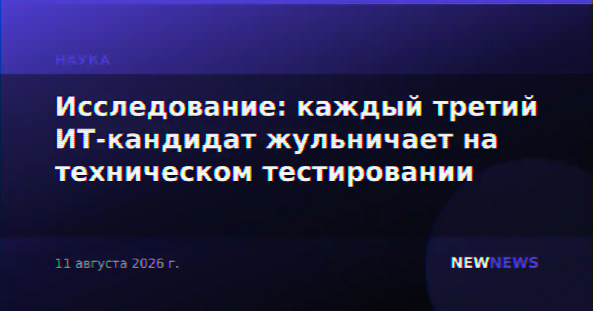 Исследование: каждый третий ИТ-кандидат жульничает на техническом тестировании