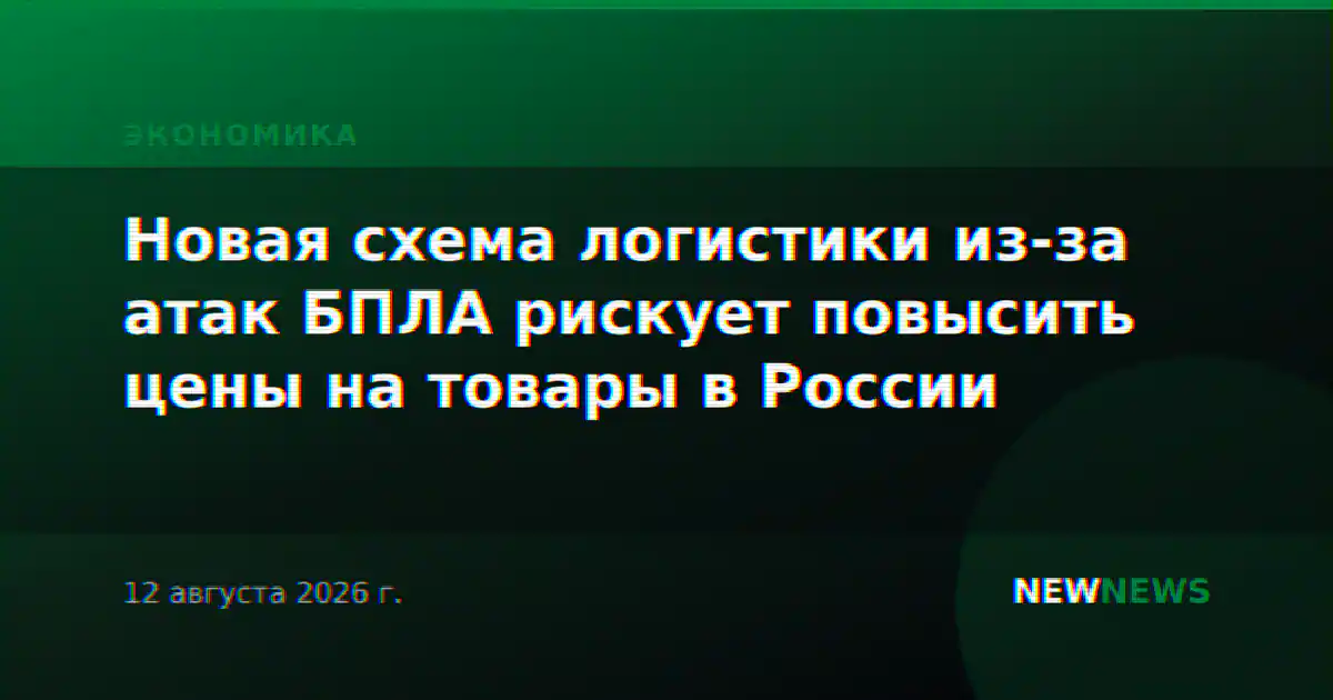 Новая схема логистики из-за атак БПЛА рискует повысить цены на товары в России