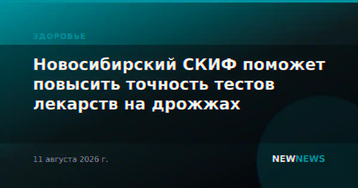 Новосибирский СКИФ поможет повысить точность тестов лекарств на дрожжах