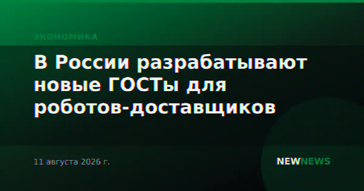 В России разрабатывают новые ГОСТы для роботов-доставщиков