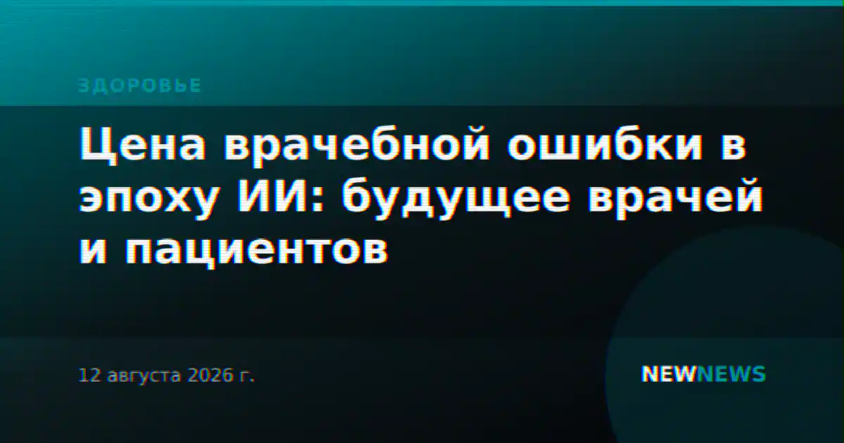 Цена врачебной ошибки в эпоху ИИ: будущее врачей и пациентов