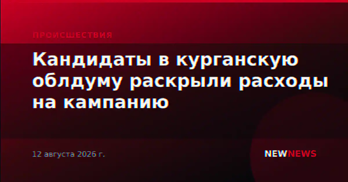 Кандидаты в курганскую облдуму раскрыли расходы на кампанию