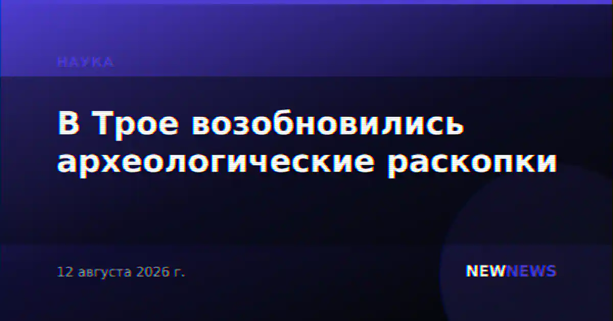 В Трое возобновились археологические раскопки