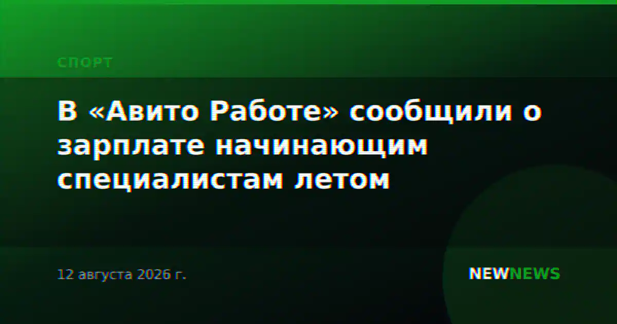 В «Авито Работе» сообщили о зарплате начинающим специалистам летом