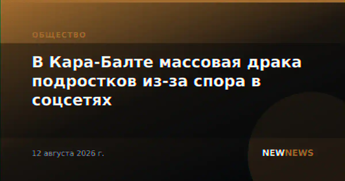 В Кара-Балте массовая драка подростков из-за спора в соцсетях
