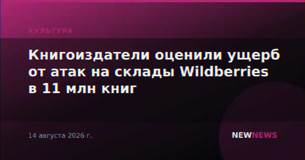 Книгоиздатели оценили ущерб от атак на склады Wildberries в 11 млн книг