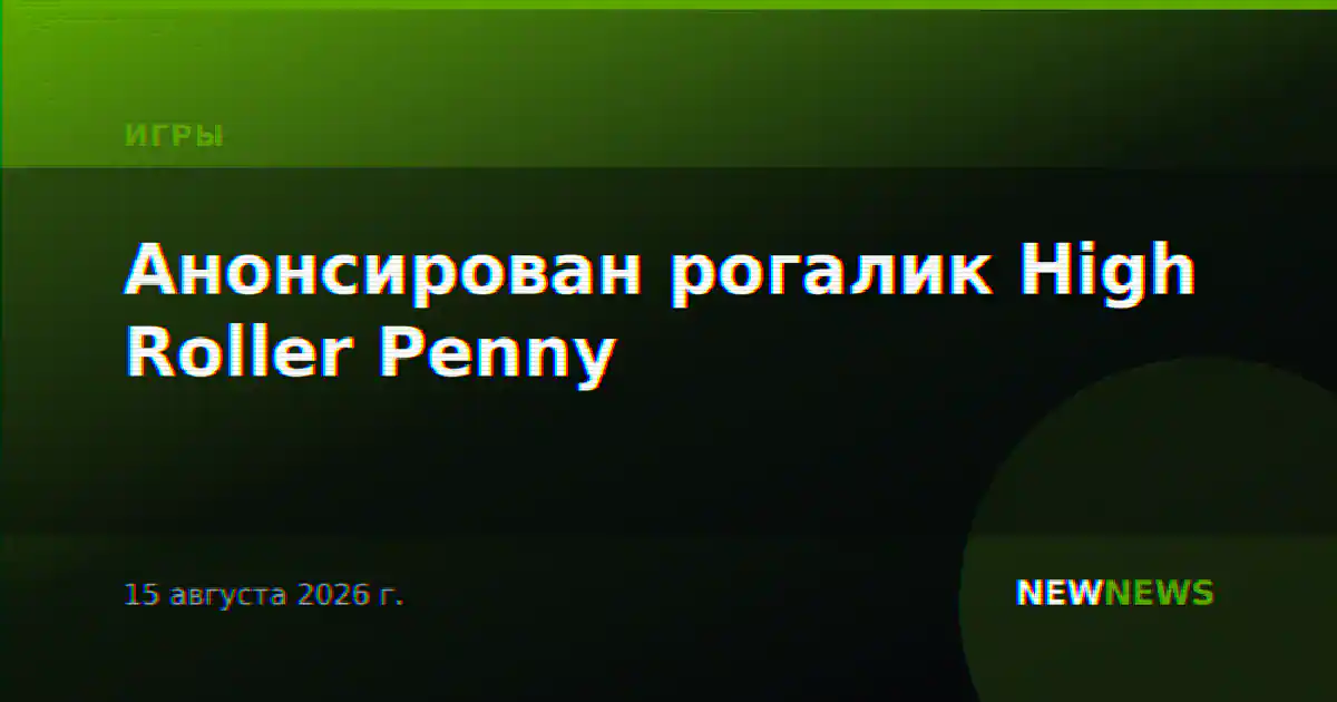 Анонсирован рогалик High Roller Penny