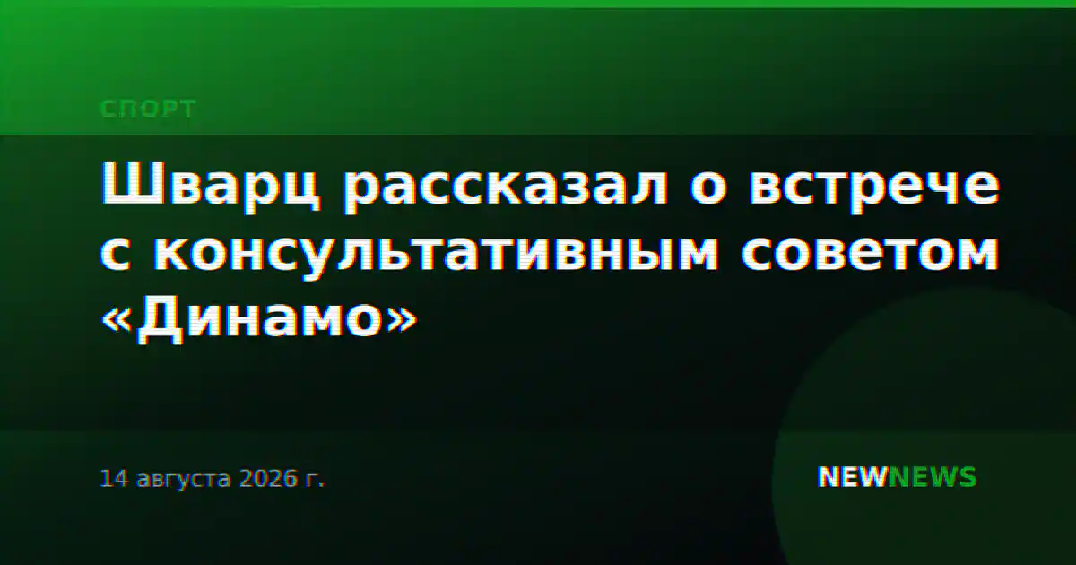 Шварц рассказал о встрече с консультативным советом «Динамо»