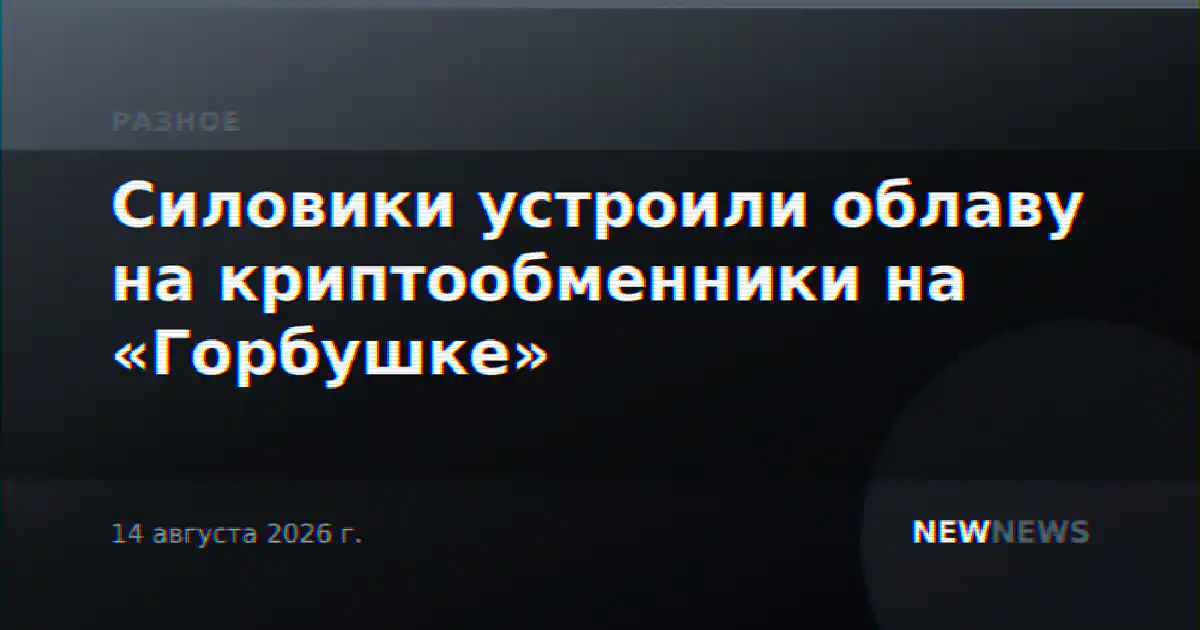 Силовики устроили облаву на криптообменники на «Горбушке»