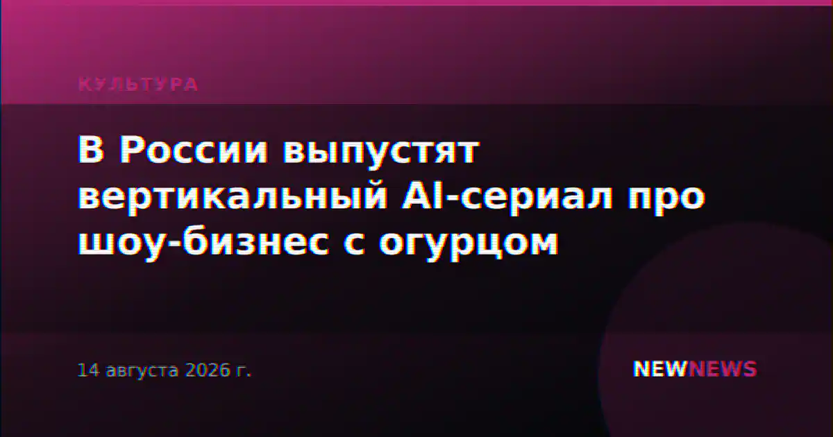 В России выпустят вертикальный AI-сериал про шоу-бизнес с огурцом