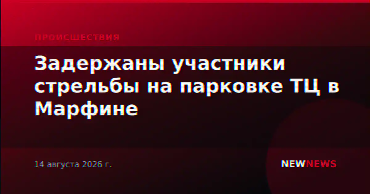 Задержаны участники стрельбы на парковке ТЦ в Марфине