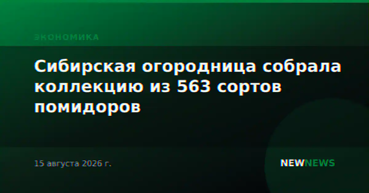 Сибирская огородница собрала коллекцию из 563 сортов помидоров
