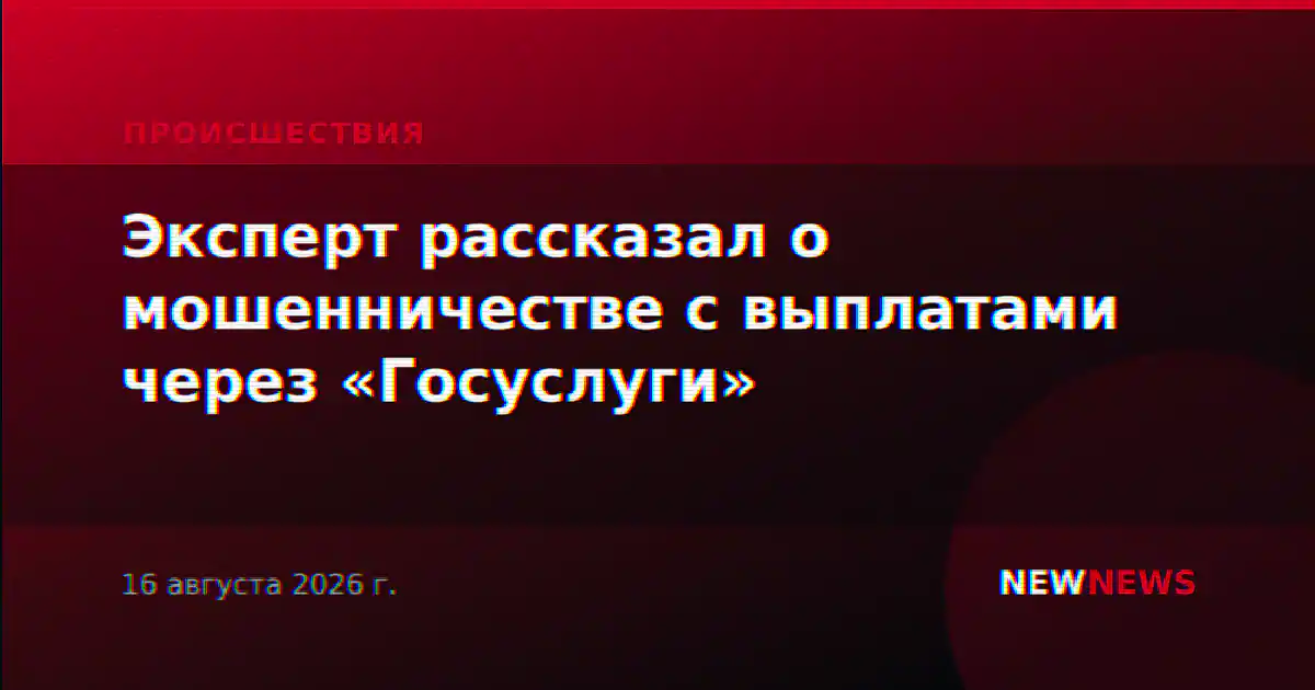 Эксперт рассказал о мошенничестве с выплатами через «Госуслуги»