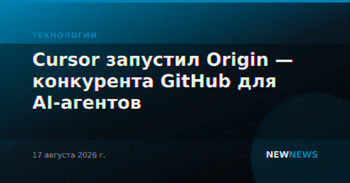 Cursor запустил Origin — конкурента GitHub для AI-агентов