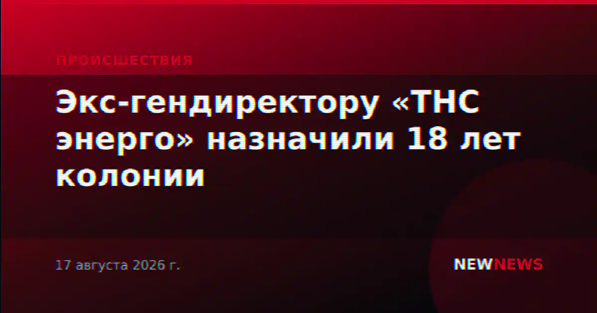 Экс-гендиректору «ТНС энерго» назначили 18 лет колонии