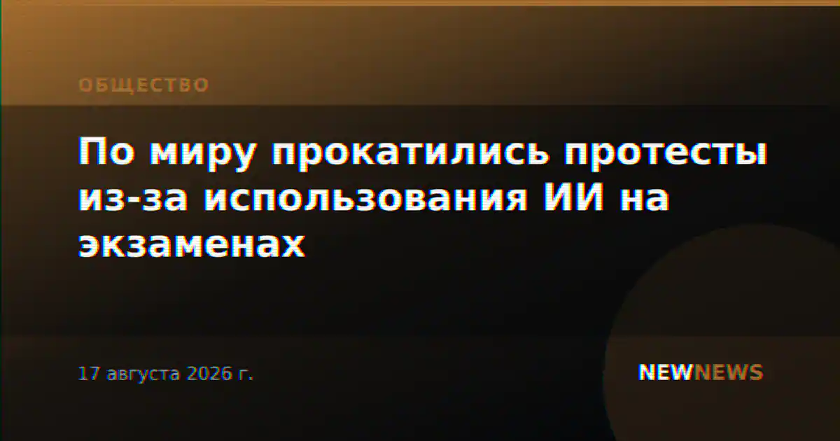 По миру прокатились протесты из-за использования ИИ на экзаменах