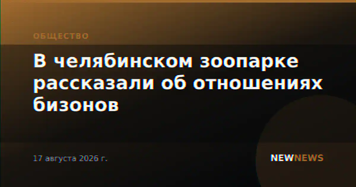 В челябинском зоопарке рассказали об отношениях бизонов