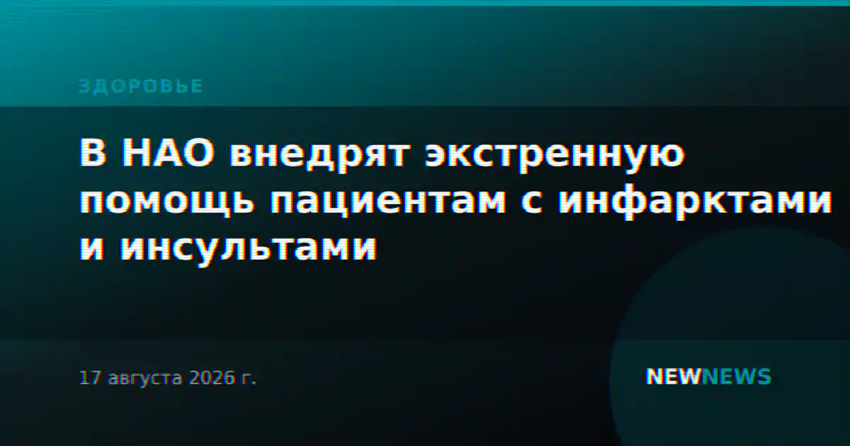 В НАО внедрят экстренную помощь пациентам с инфарктами и инсультами
