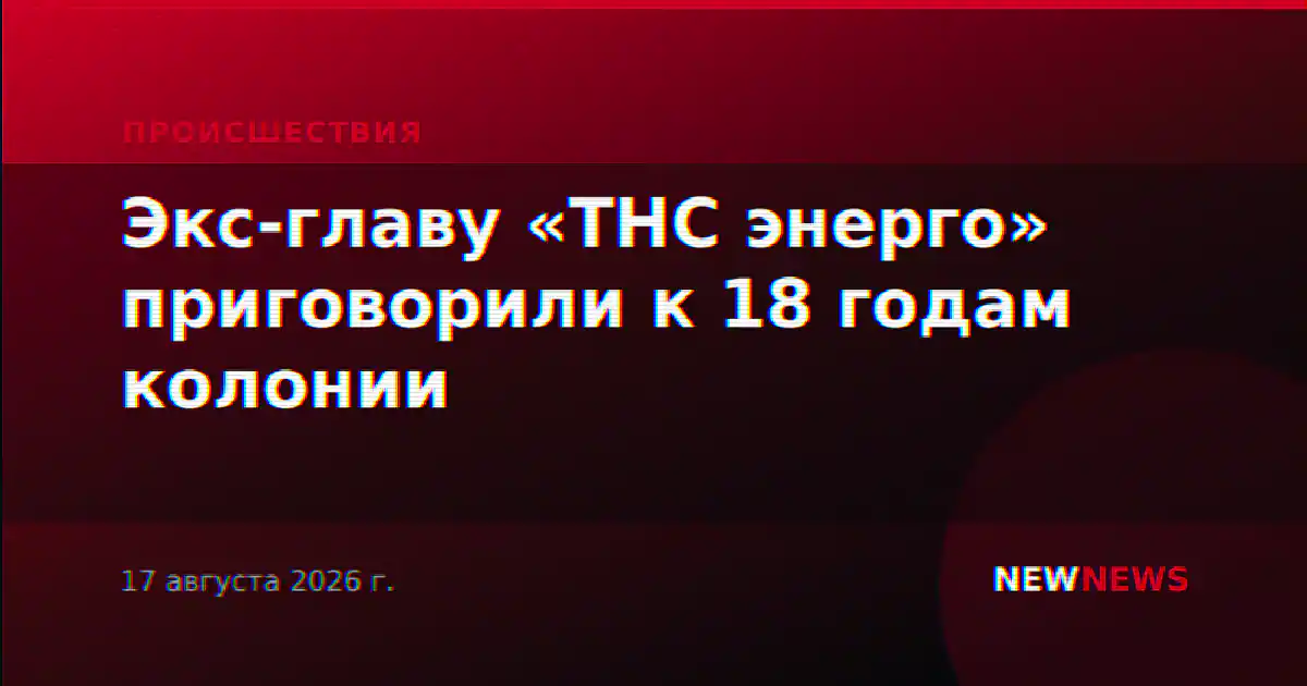 Экс-главу «ТНС энерго» приговорили к 18 годам колонии