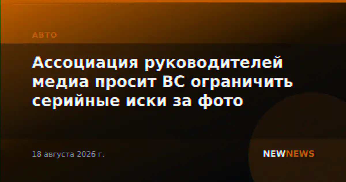 Ассоциация руководителей медиа просит ВС ограничить серийные иски за фото