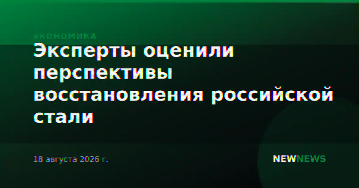 Эксперты оценили перспективы восстановления российской стали