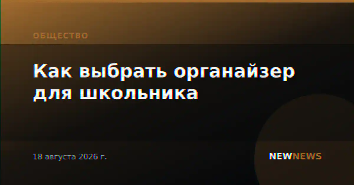 Как выбрать органайзер для школьника