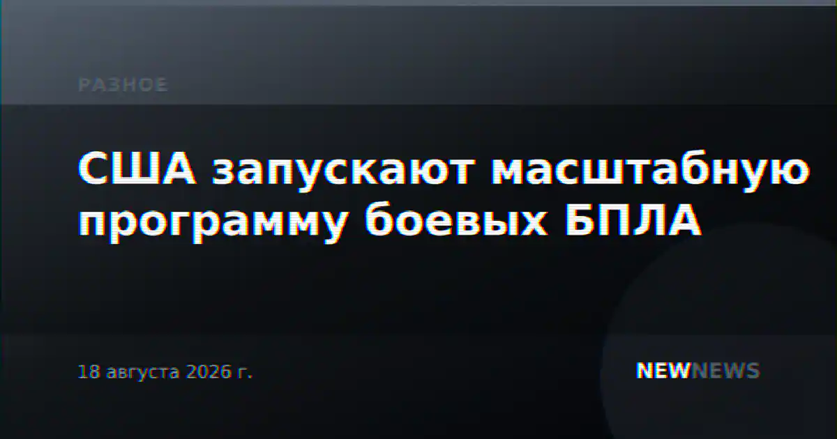 США запускают масштабную программу боевых БПЛА